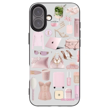 Picasee Μαύρη θήκη σιλικόνης για Apple iPhone 16 Plus - Glam Babe