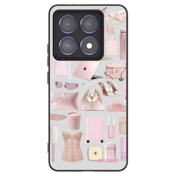 Picasee Μαύρη θήκη σιλικόνης για Xiaomi 14T Pro - Glam Babe