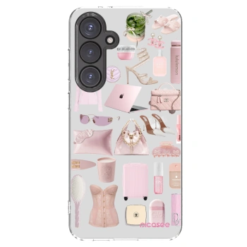 Picasee διαφανής θήκη σιλικόνης Samsung Galaxy S24 FE S721B - Glam Babe