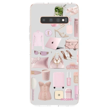 Picasee διαφανής θήκη σιλικόνης Samsung Galaxy S10 Plus G975 - Glam Babe