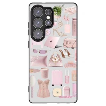 Picasee Μαύρη θήκη σιλικόνης για Samsung Galaxy S25 Ultra 5G - Glam Babe