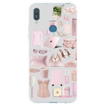 Picasee διαφανής θήκη σιλικόνης Huawei Y7 2019 - Glam Babe