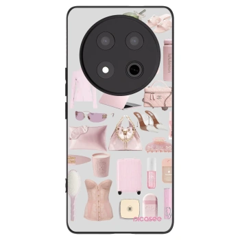 Picasee Μαύρη θήκη σιλικόνης για Honor Magic7 Lite 5G - Glam Babe