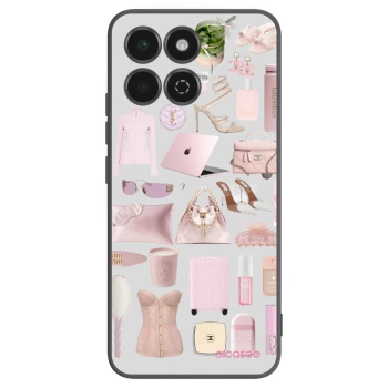 Picasee Μαύρη θήκη σιλικόνης για Honor 200 Smart 5G - Glam Babe