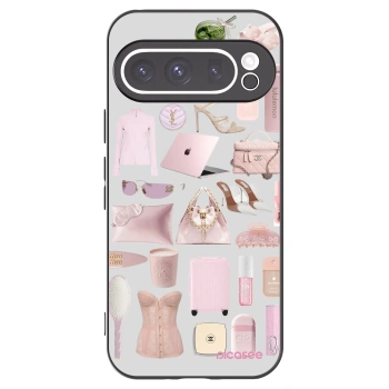 Picasee Μαύρη θήκη σιλικόνης για Google Pixel 9 Pro - Glam Babe