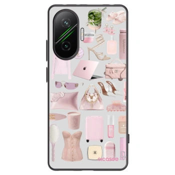 Picasee Μαύρη θήκη σιλικόνης για Xiaomi Poco F7 Pro 5G - Glam Babe