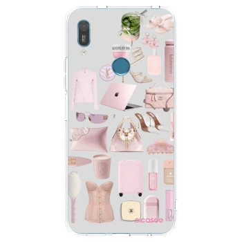 Picasee διαφανής θήκη σιλικόνης Huawei Y6 2019 - Glam Babe