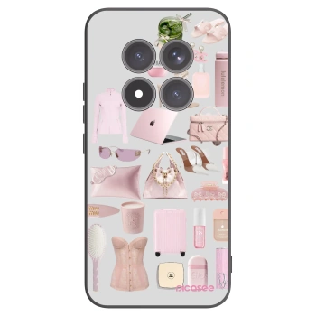 Picasee Μαύρη θήκη σιλικόνης για Xiaomi Redmi Note 15 Pro+ - Glam Babe