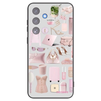 Picasee Μαύρη θήκη σιλικόνης για Samsung Galaxy S25 FE 5G - Glam Babe
