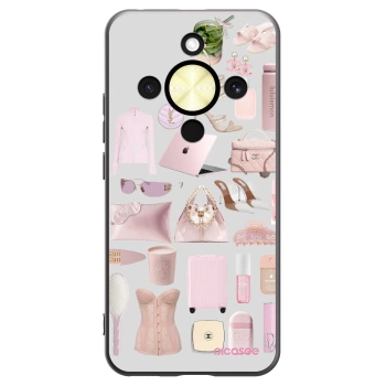 Picasee Μαύρη θήκη σιλικόνης για Honor Magic8 Lite 5G - Glam Babe