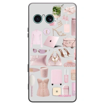 Picasee Μαύρη θήκη σιλικόνης για Sony Xperia 10 VII - Glam Babe