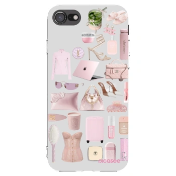 Picasee διαφανής θήκη σιλικόνης Apple iPhone 8 - Glam Babe