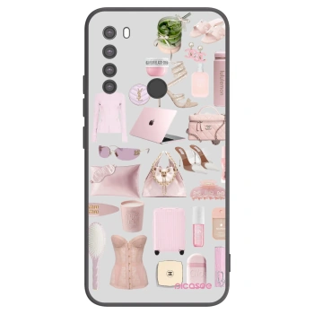 Picasee Μαύρη θήκη σιλικόνης για Xiaomi Redmi Note 8 - Glam Babe