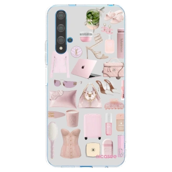 Picasee διαφανής θήκη σιλικόνης Huawei Nova 5T - Glam Babe