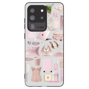 Picasee Μαύρη θήκη σιλικόνης για Samsung Galaxy S20 Ultra 5G G988F - Glam Babe