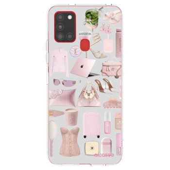 Picasee διαφανής θήκη σιλικόνης Samsung Galaxy A21s - Glam Babe