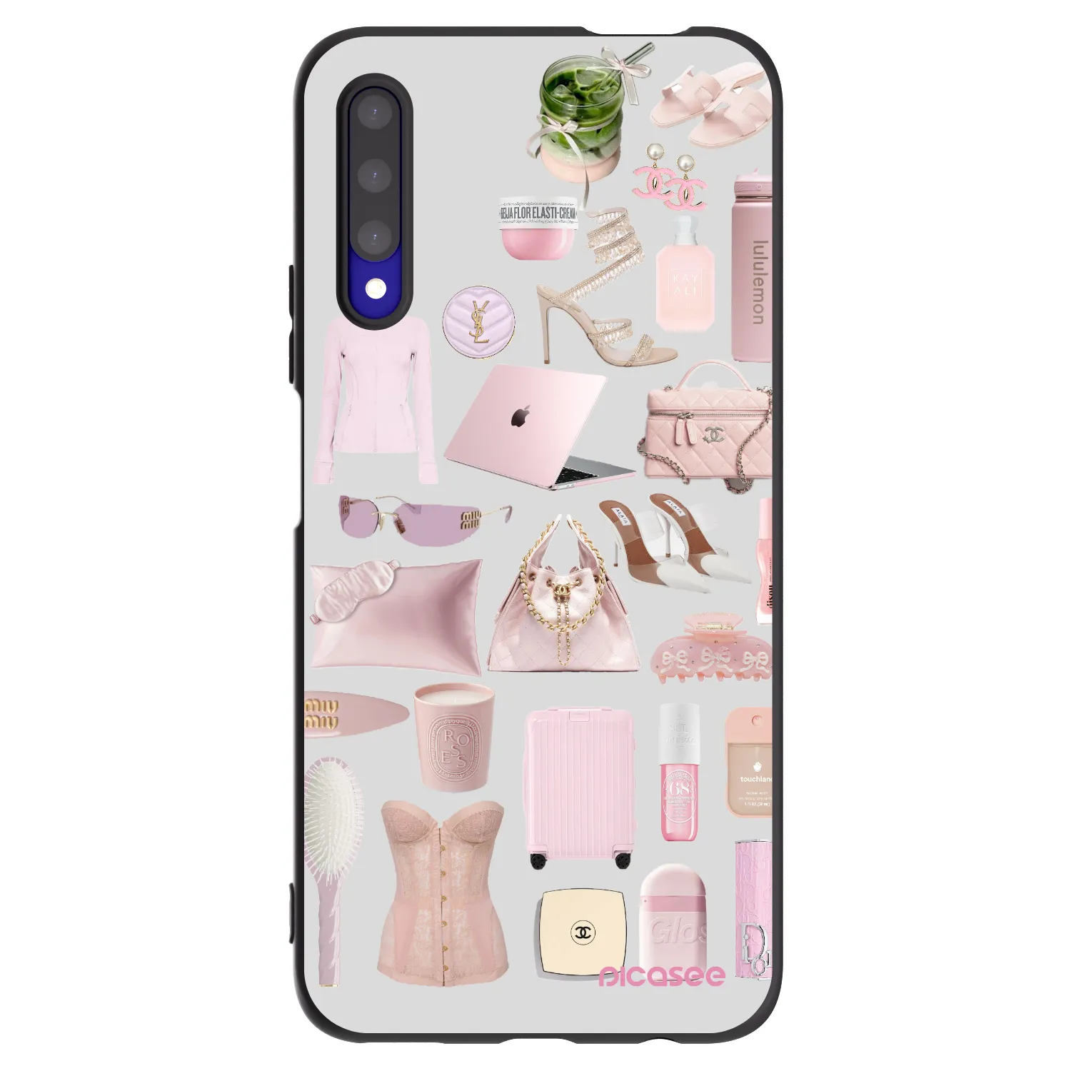 Picasee Μαύρη θήκη σιλικόνης για Honor 9X Pro - Glam Babe