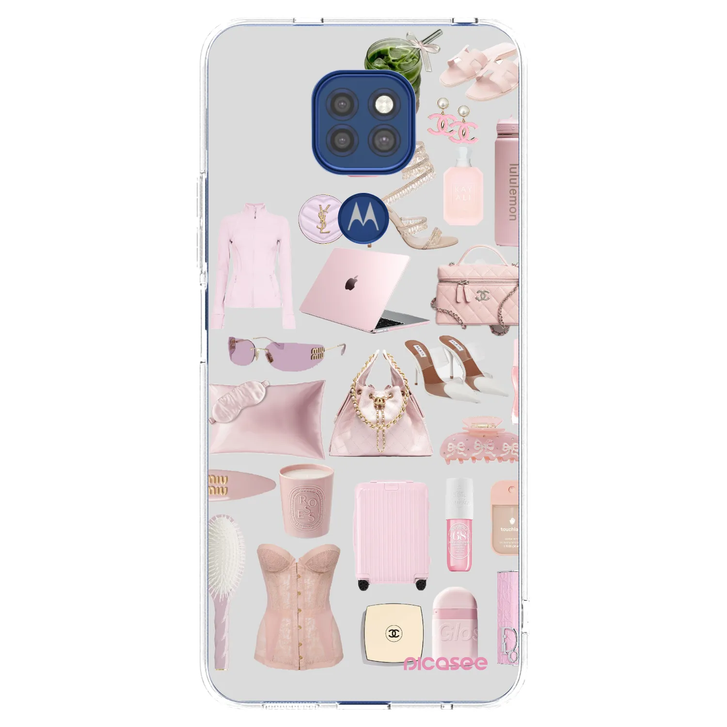 Picasee διαφανής θήκη σιλικόνης Motorola Moto G9 Play - Glam Babe