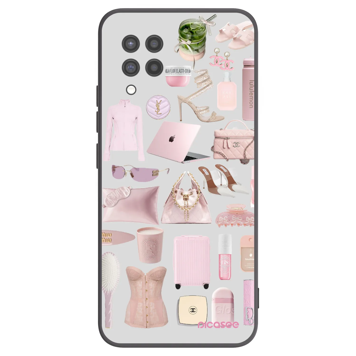 Picasee Μαύρη θήκη σιλικόνης για Samsung Galaxy A42 A426B - Glam Babe