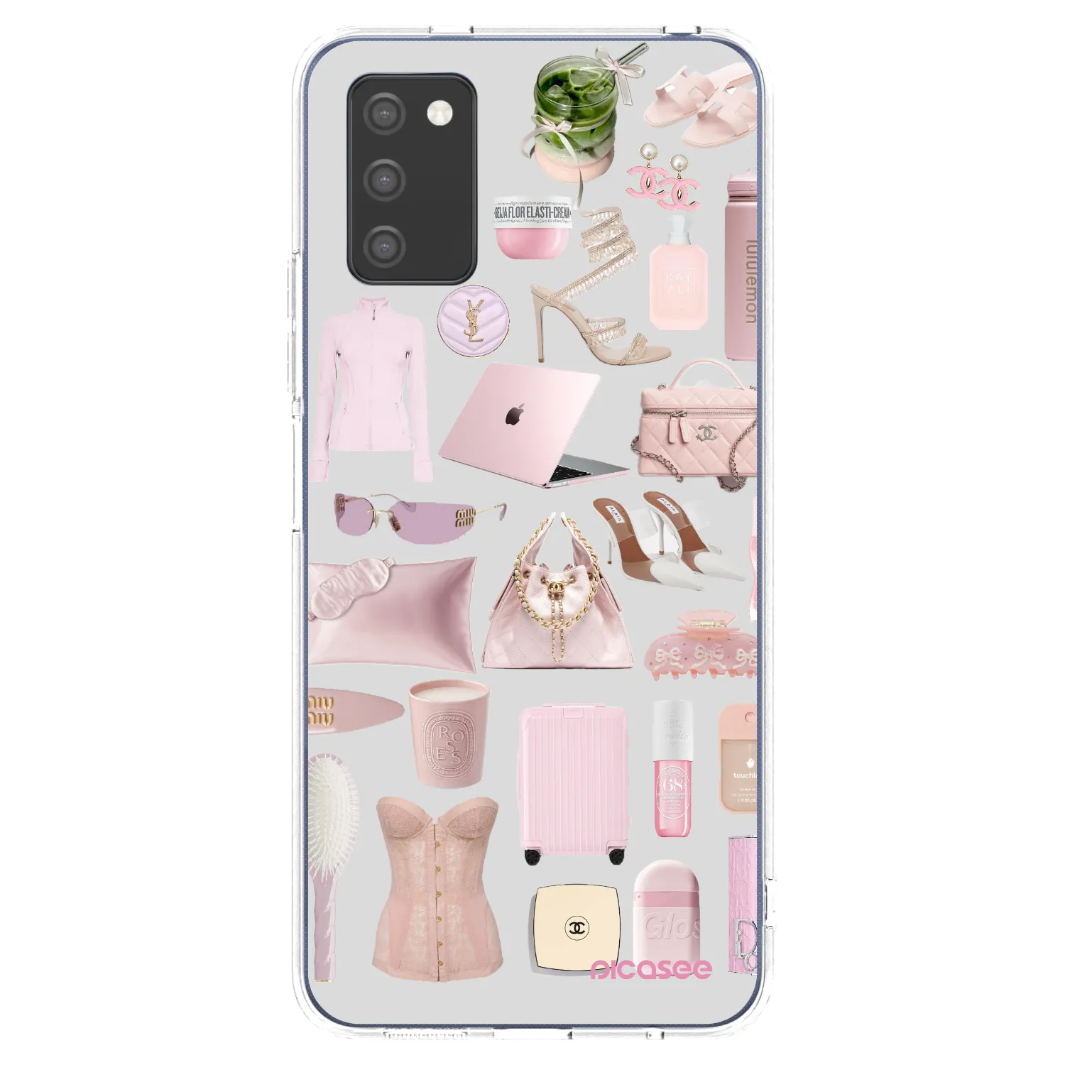 Picasee διαφανής θήκη σιλικόνης Samsung Galaxy A02s A025G - Glam Babe