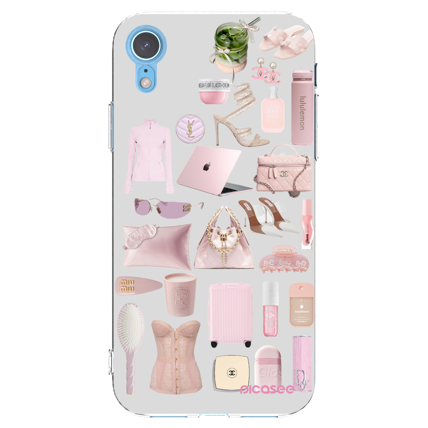 Picasee διαφανής θήκη σιλικόνης Apple iPhone XR - Glam Babe