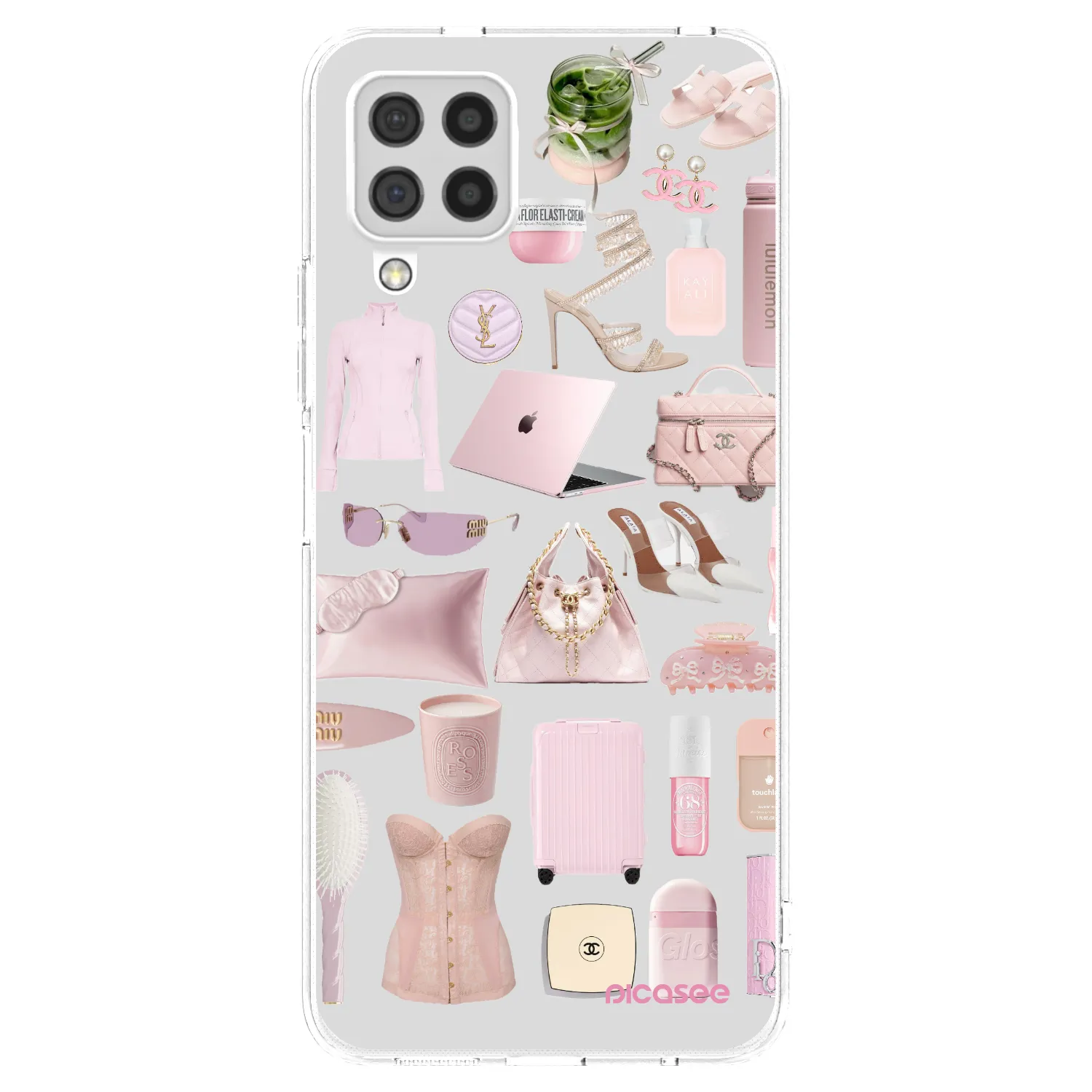 Picasee διαφανής θήκη σιλικόνης Samsung Galaxy A22 A225F 4G - Glam Babe