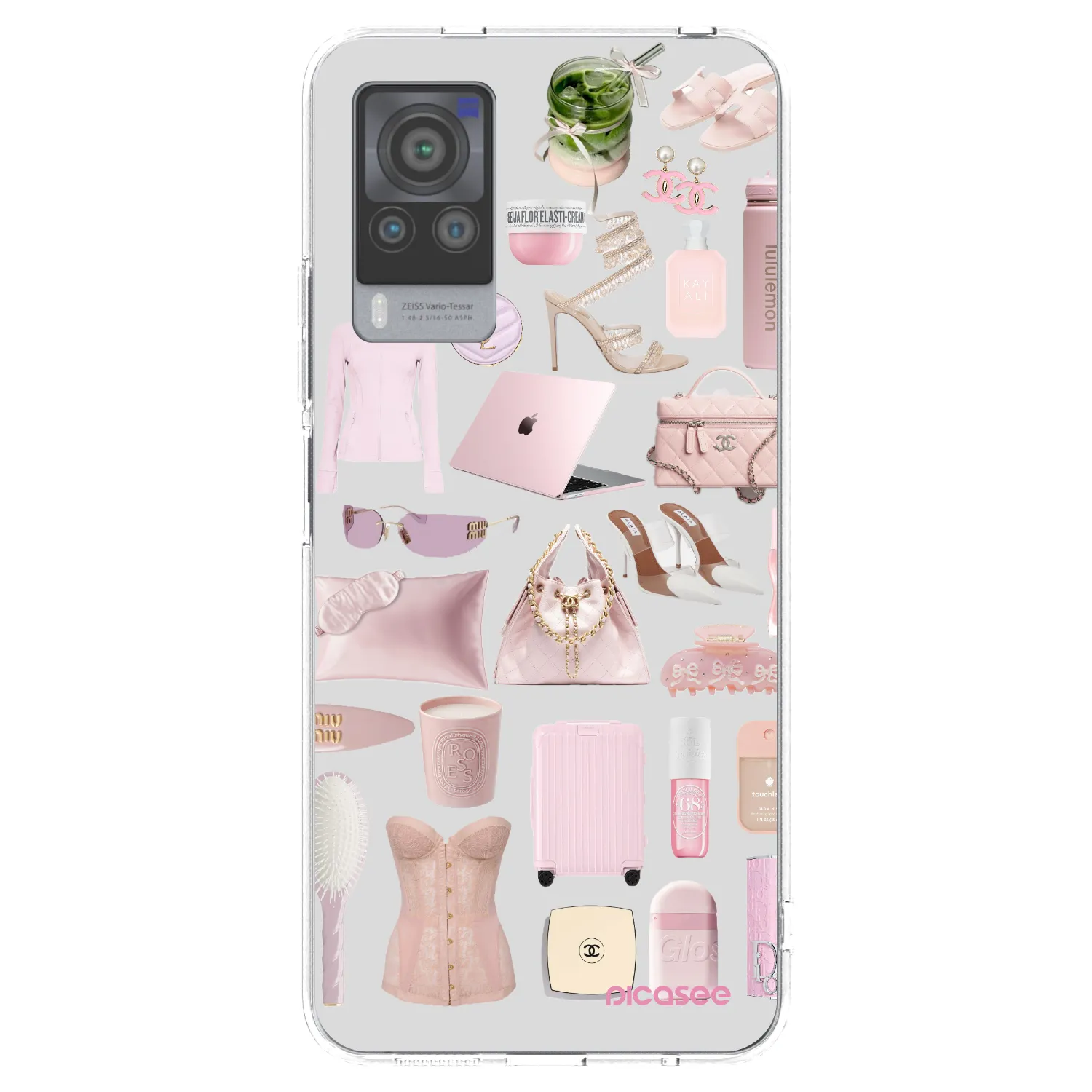 Picasee διαφανής θήκη σιλικόνης Vivo X60 Pro 5G - Glam Babe