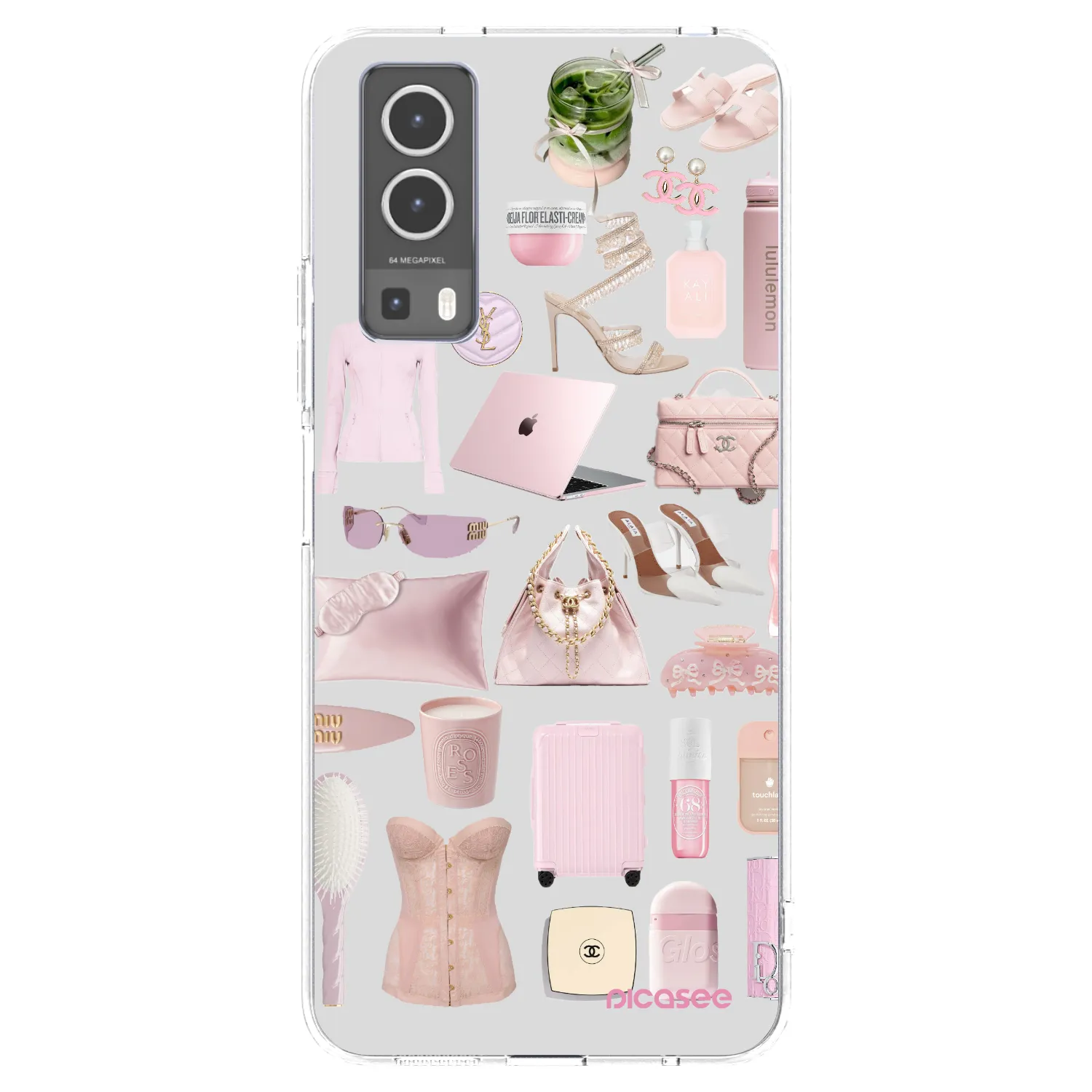 Picasee διαφανής θήκη σιλικόνης Vivo Y72 5G - Glam Babe
