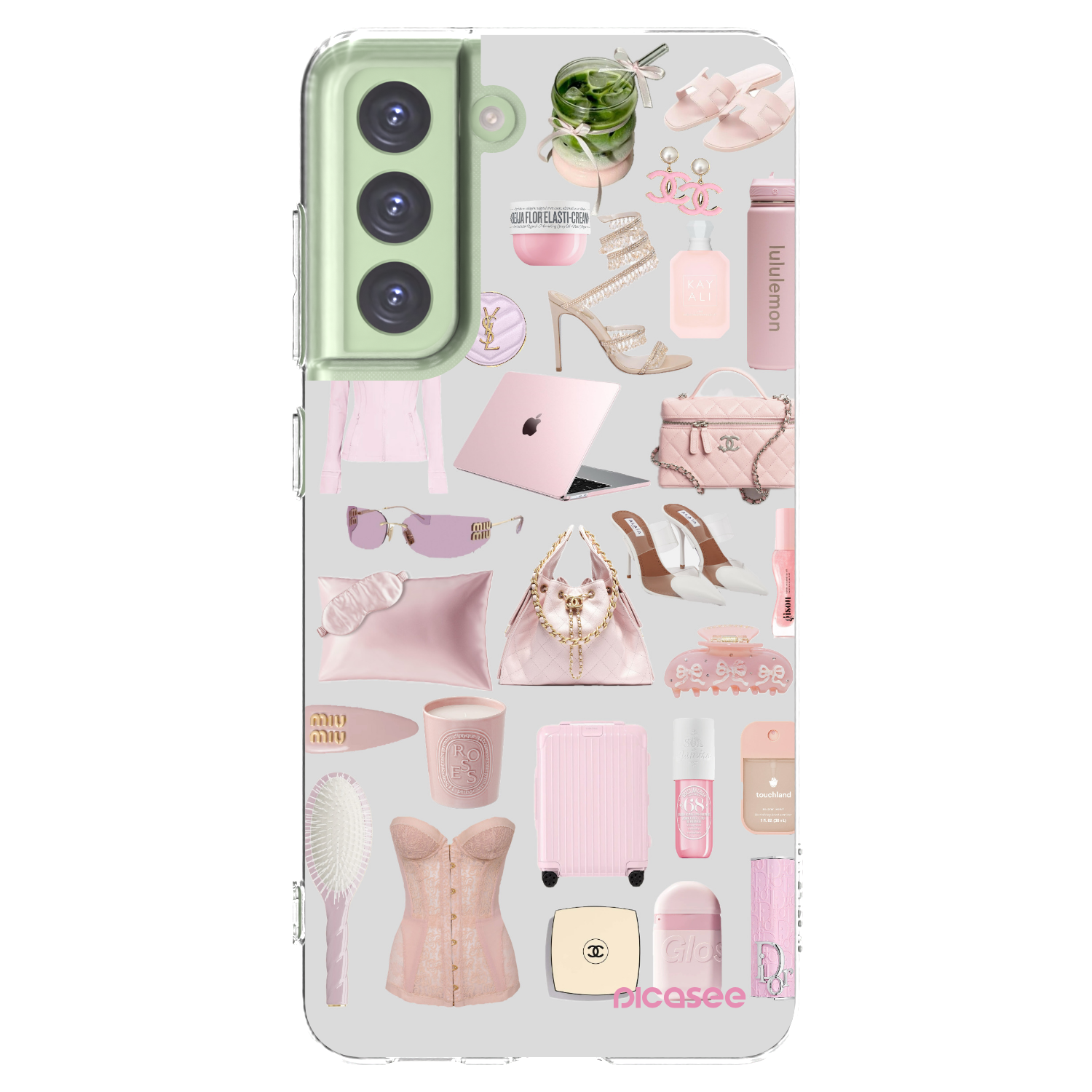 Picasee διαφανής θήκη σιλικόνης Samsung Galaxy S21 FE 5G - Glam Babe