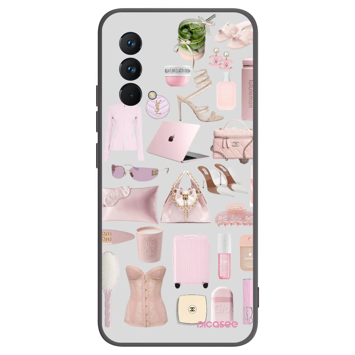 Picasee Μαύρη θήκη σιλικόνης για Realme GT Master Edition 5G - Glam Babe
