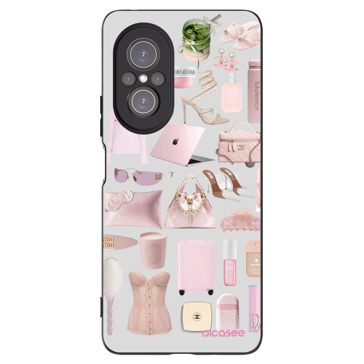 Picasee Μαύρη θήκη σιλικόνης για Huawei Nova 9 SE - Glam Babe