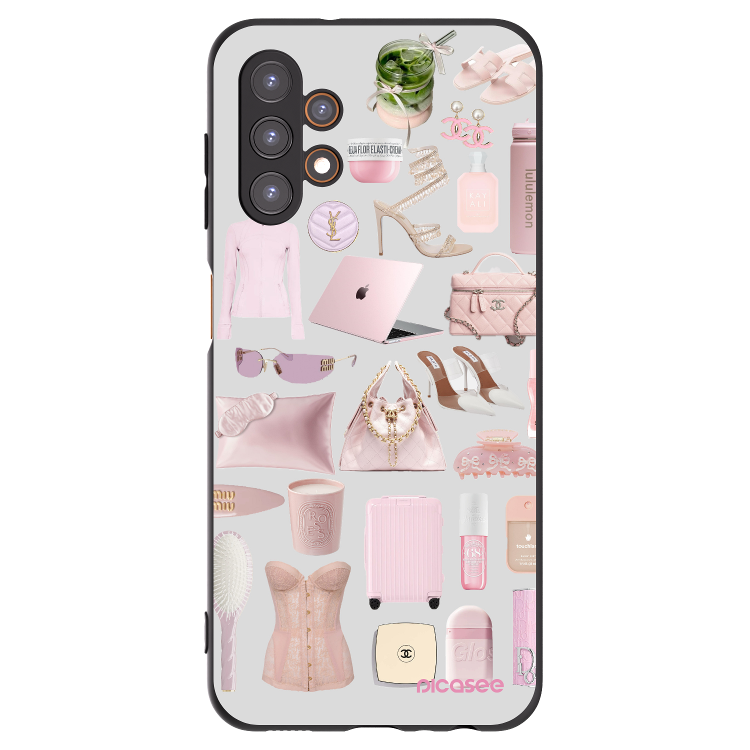 Picasee Μαύρη θήκη σιλικόνης για Samsung Galaxy A13 4G A135 - Glam Babe