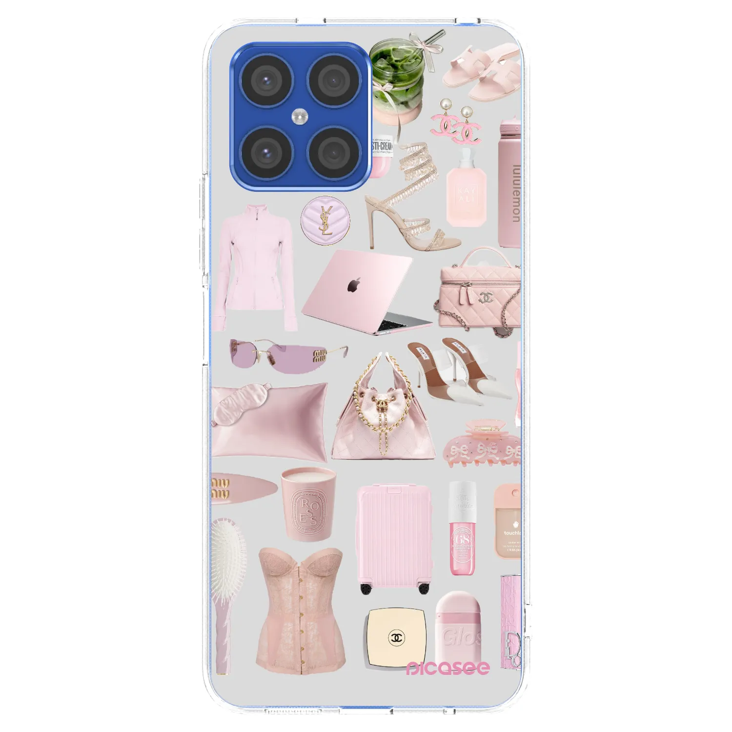 Picasee διαφανής θήκη σιλικόνης Honor X8 4G - Glam Babe