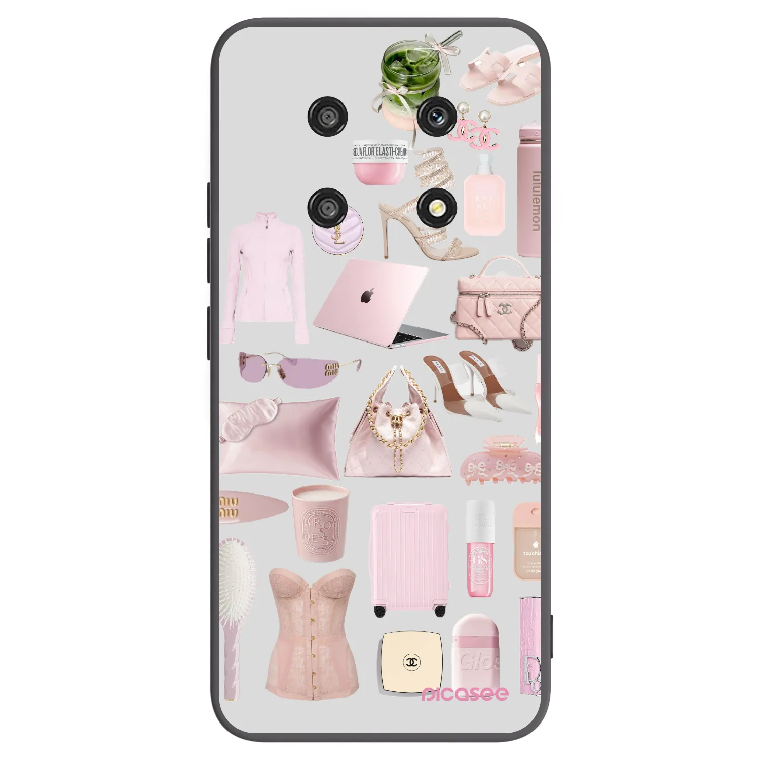 Picasee Μαύρη θήκη σιλικόνης για Honor Magic4 Lite 5G - Glam Babe