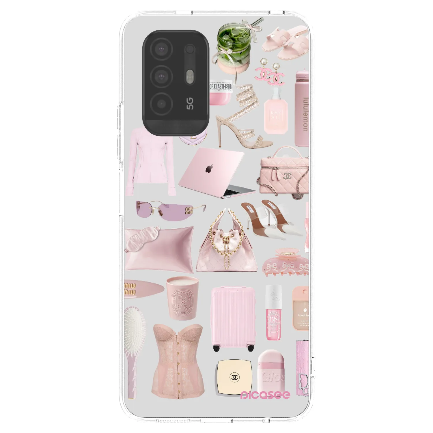 Picasee διαφανής θήκη σιλικόνης OPPO A94 5G - Glam Babe