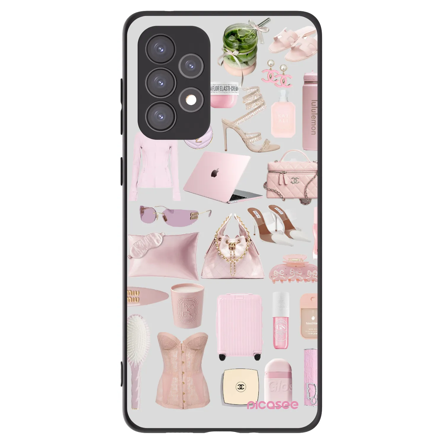 Picasee Μαύρη θήκη σιλικόνης για Samsung Galaxy A73 5G - Glam Babe