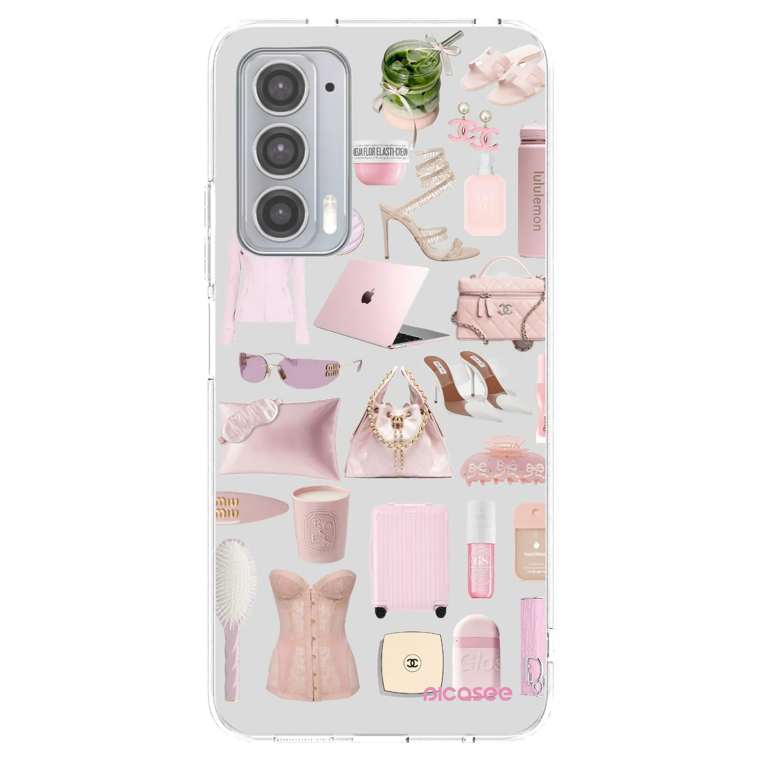 Picasee διαφανής θήκη σιλικόνης Motorola Edge 20 - Glam Babe