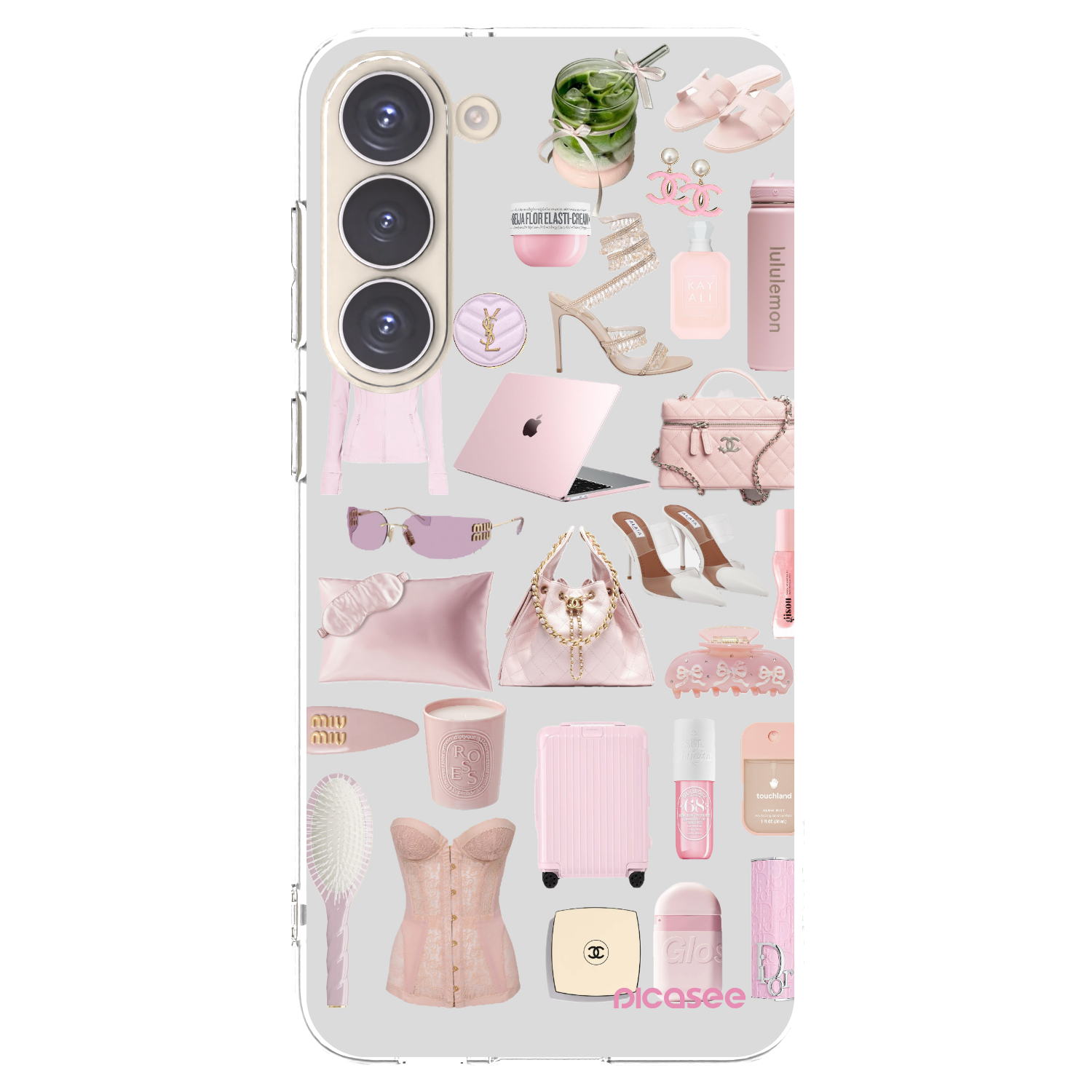 Picasee διαφανής θήκη σιλικόνης Samsung Galaxy S23+ 5G - Glam Babe