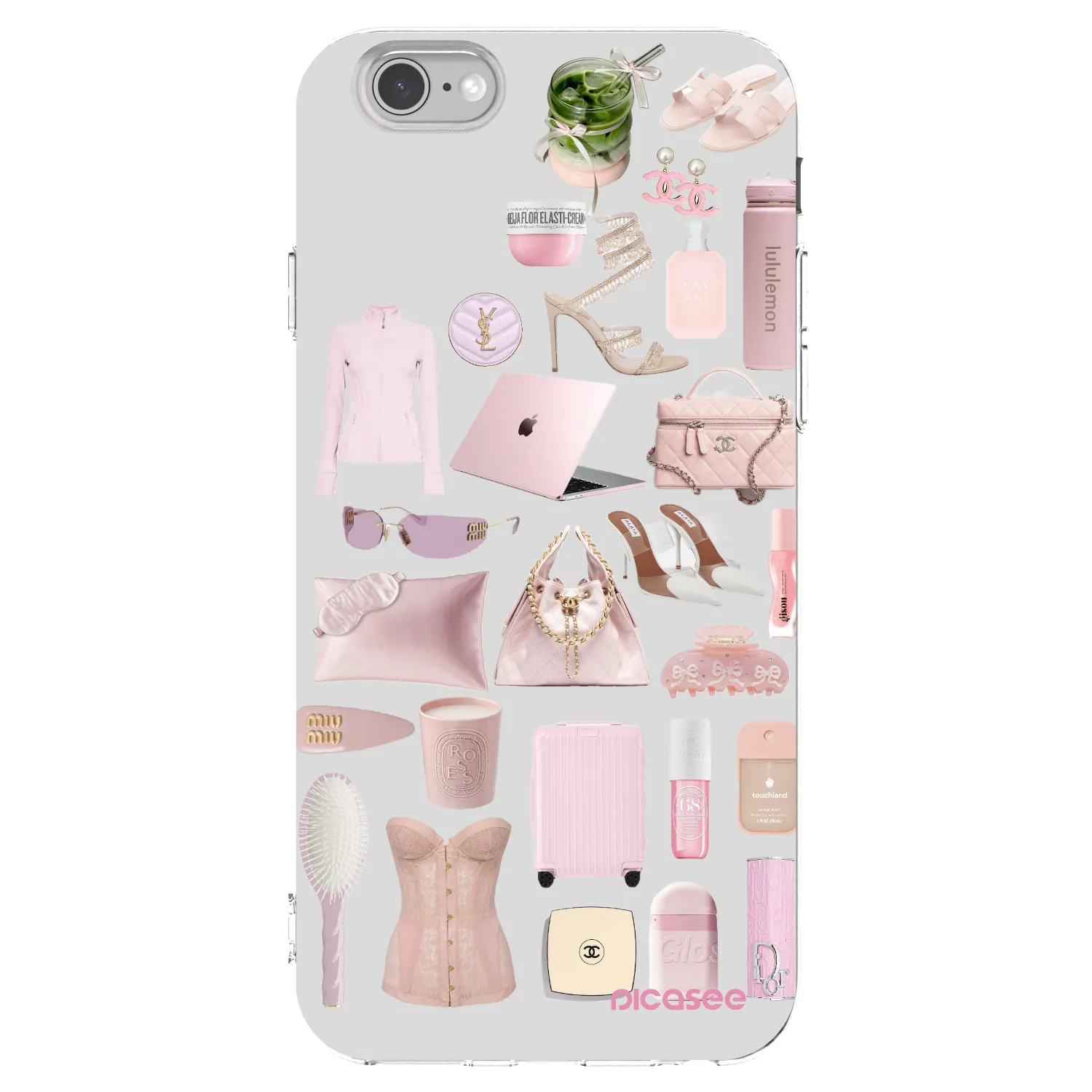 Picasee διαφανής θήκη σιλικόνης Apple iPhone 6/6S - Glam Babe