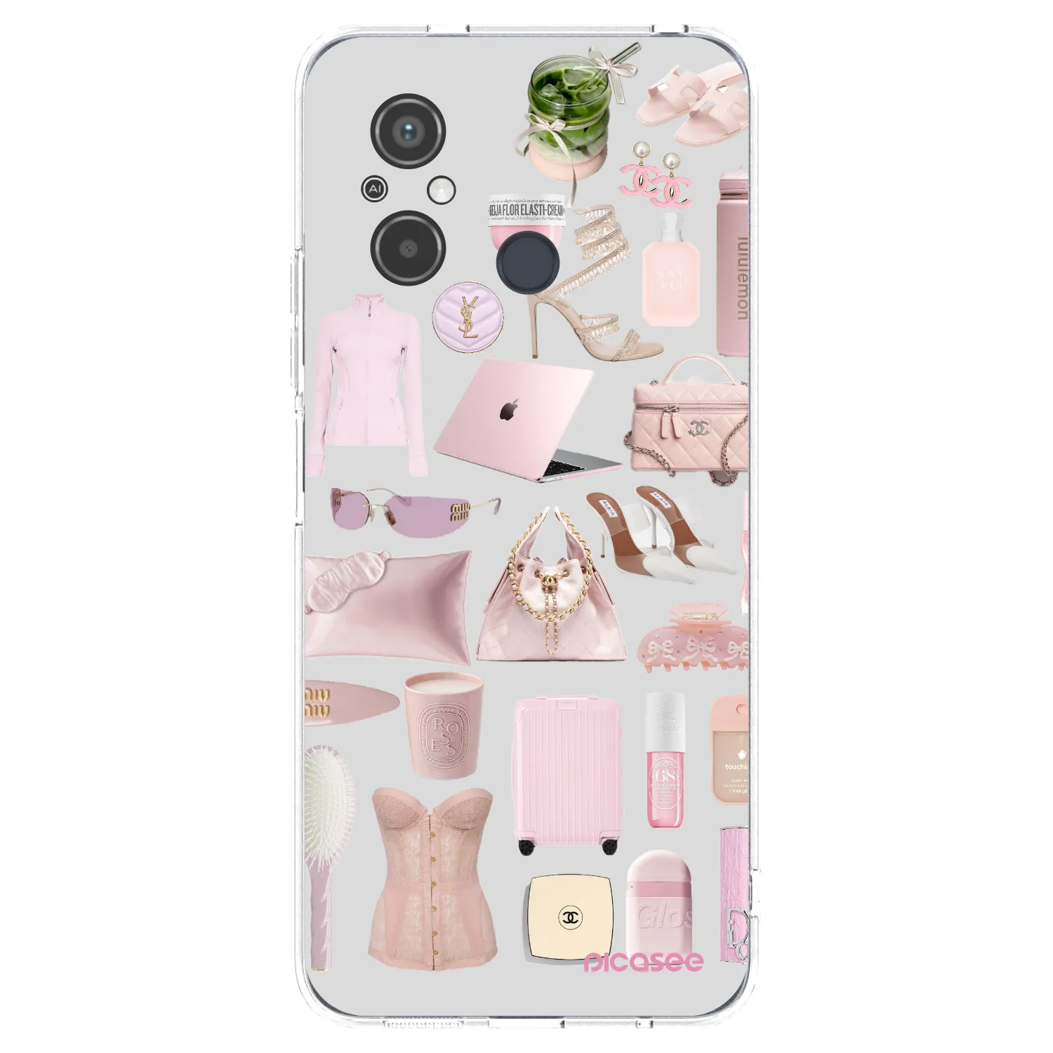 Picasee διαφανής θήκη σιλικόνης Xiaomi Redmi 12C - Glam Babe