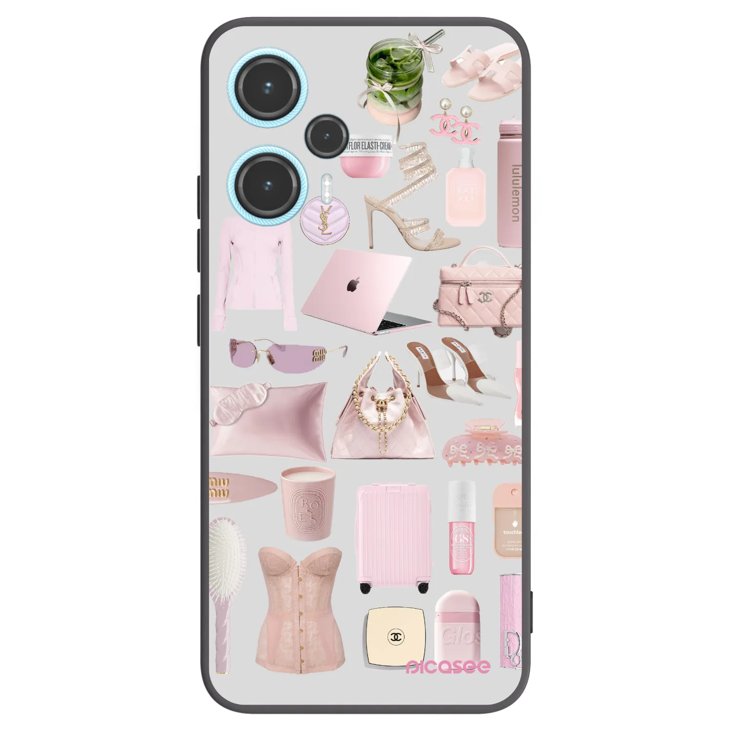 Picasee Μαύρη θήκη σιλικόνης για Xiaomi Poco F5 - Glam Babe