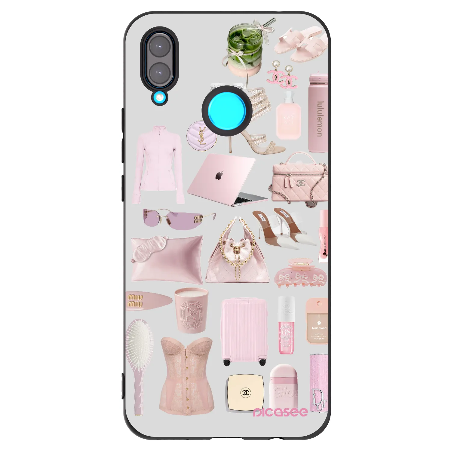 Picasee Μαύρη θήκη σιλικόνης για Huawei Nova 3i - Glam Babe
