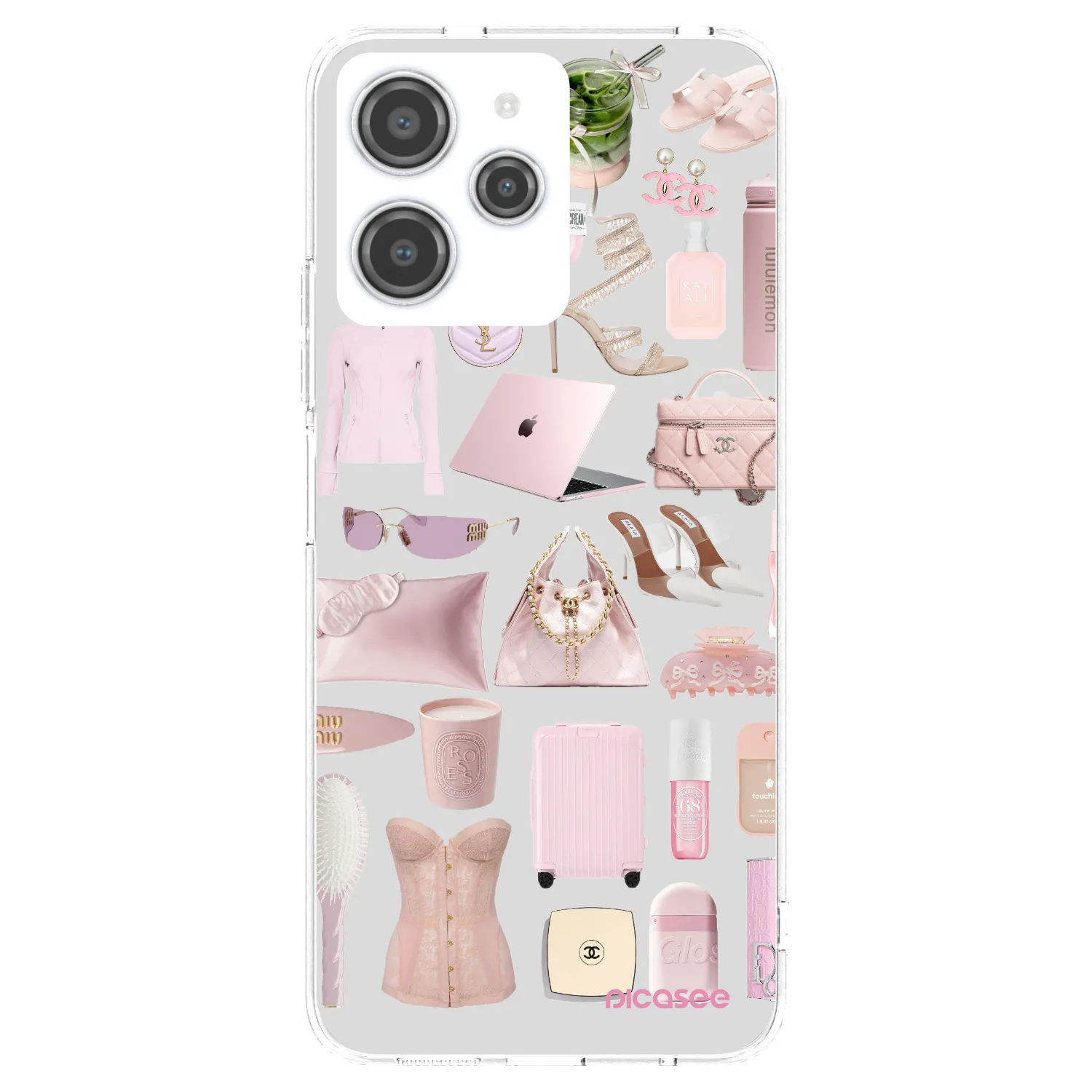 Picasee διαφανής θήκη σιλικόνης Xiaomi Redmi 12 4G - Glam Babe