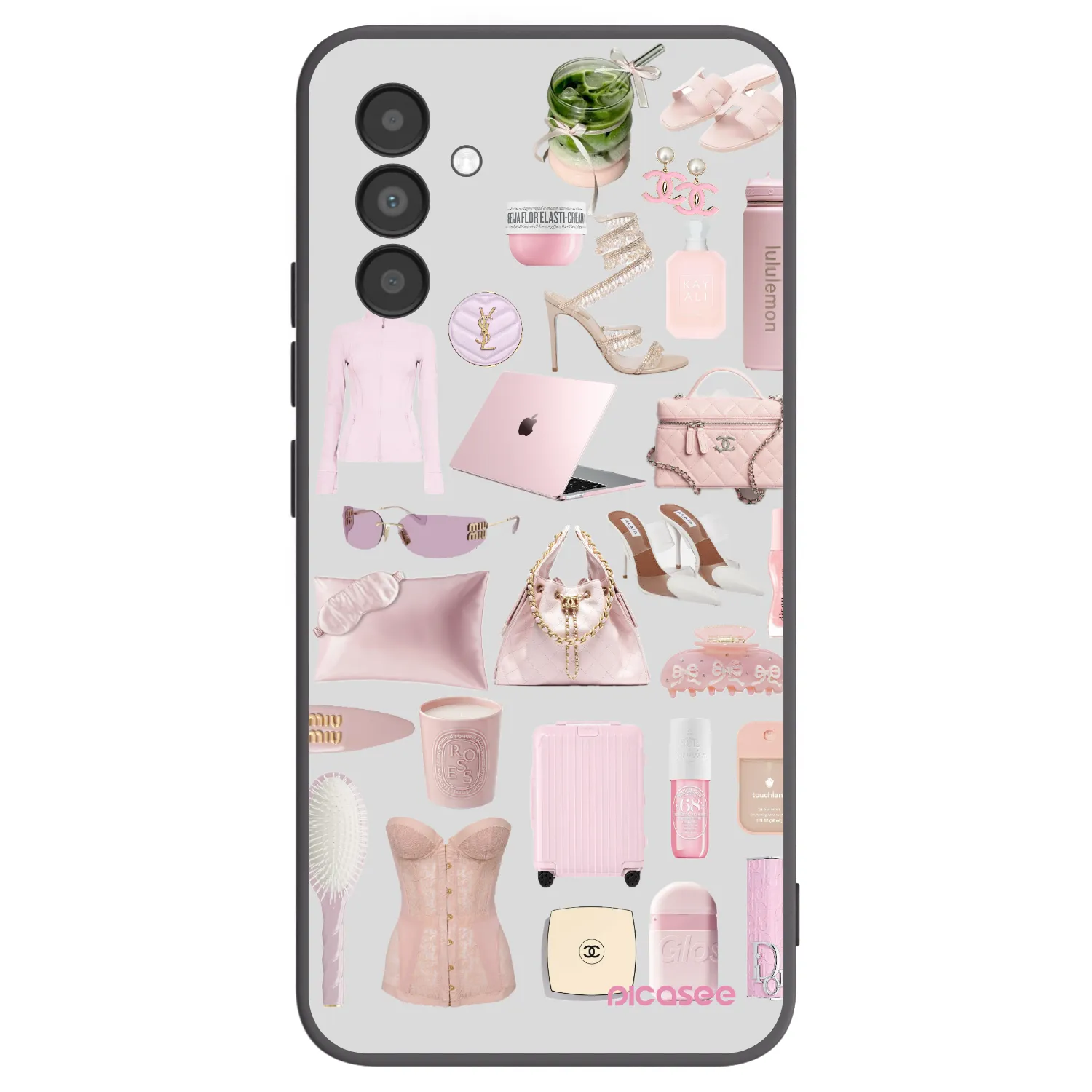 Picasee Μαύρη θήκη σιλικόνης για Samsung Galaxy A04s A047F - Glam Babe