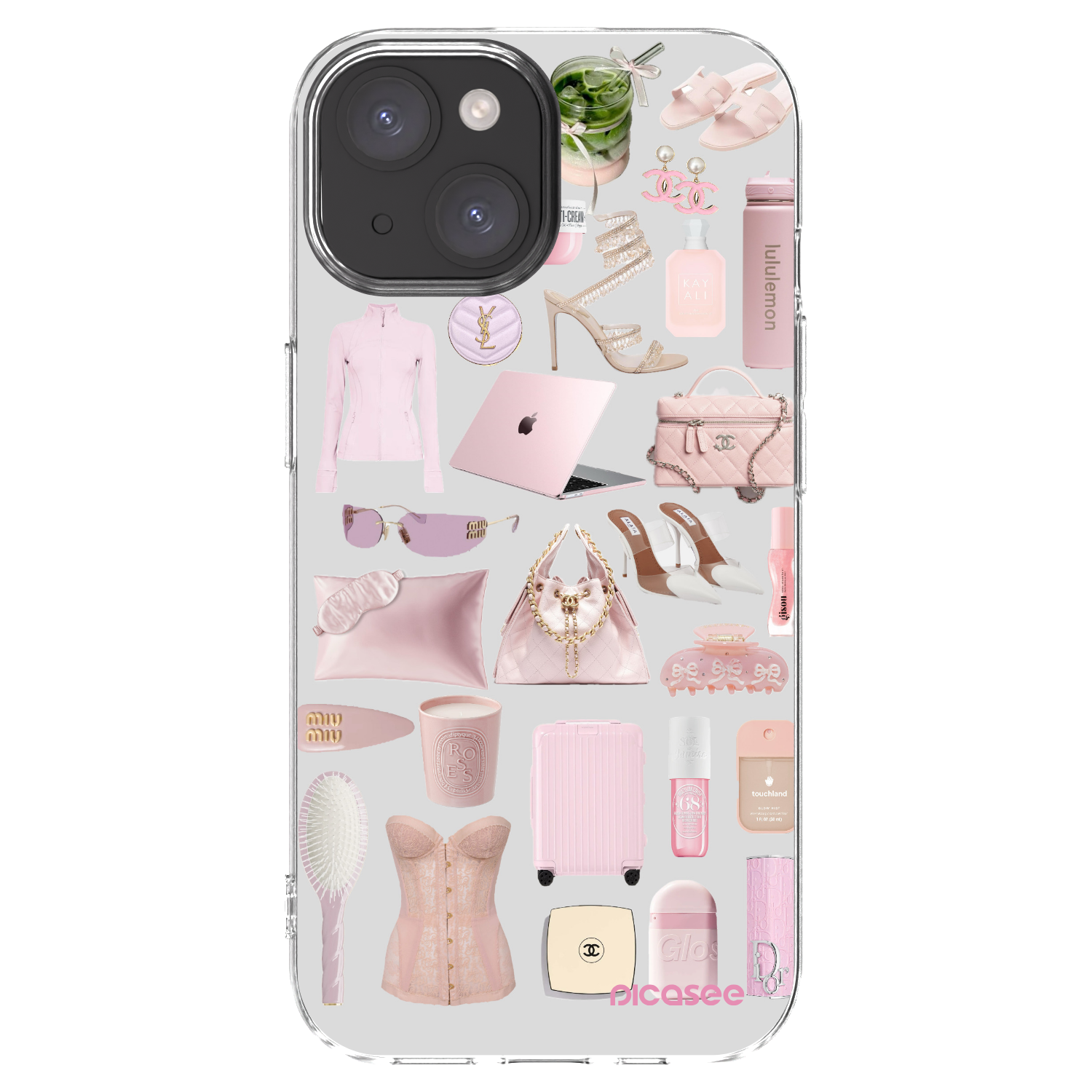 Picasee διαφανής θήκη σιλικόνης Apple iPhone 15 - Glam Babe