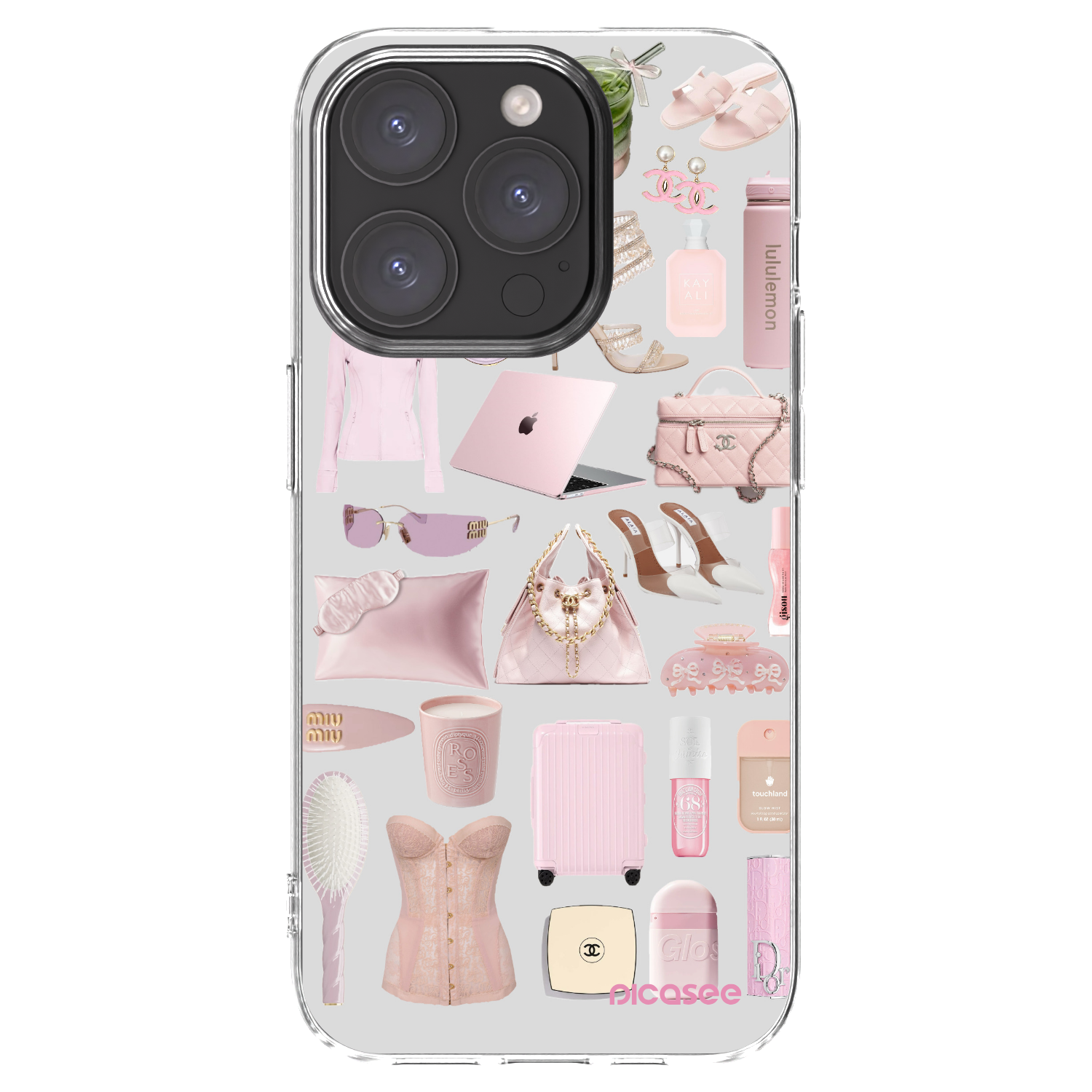 Picasee διαφανής θήκη σιλικόνης Apple iPhone 15 Pro - Glam Babe