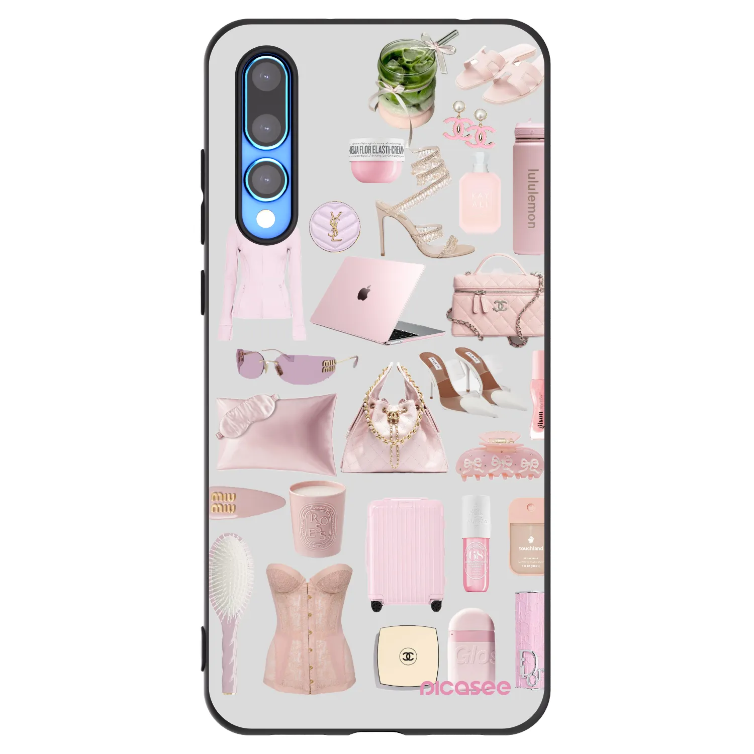 Picasee Μαύρη θήκη σιλικόνης για Huawei P20 Pro - Glam Babe