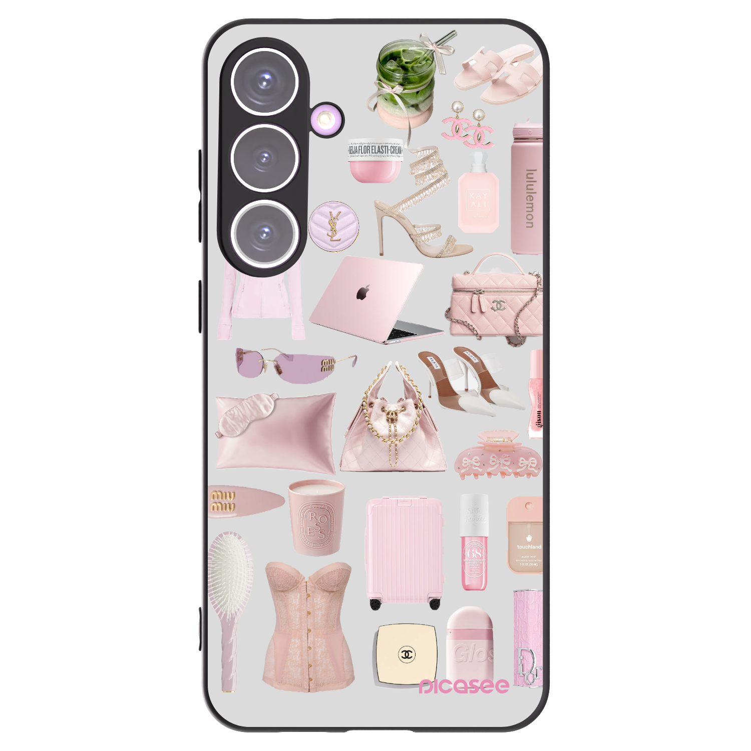 Picasee Μαύρη θήκη σιλικόνης για Samsung Galaxy S24+ S926B 5G - Glam Babe