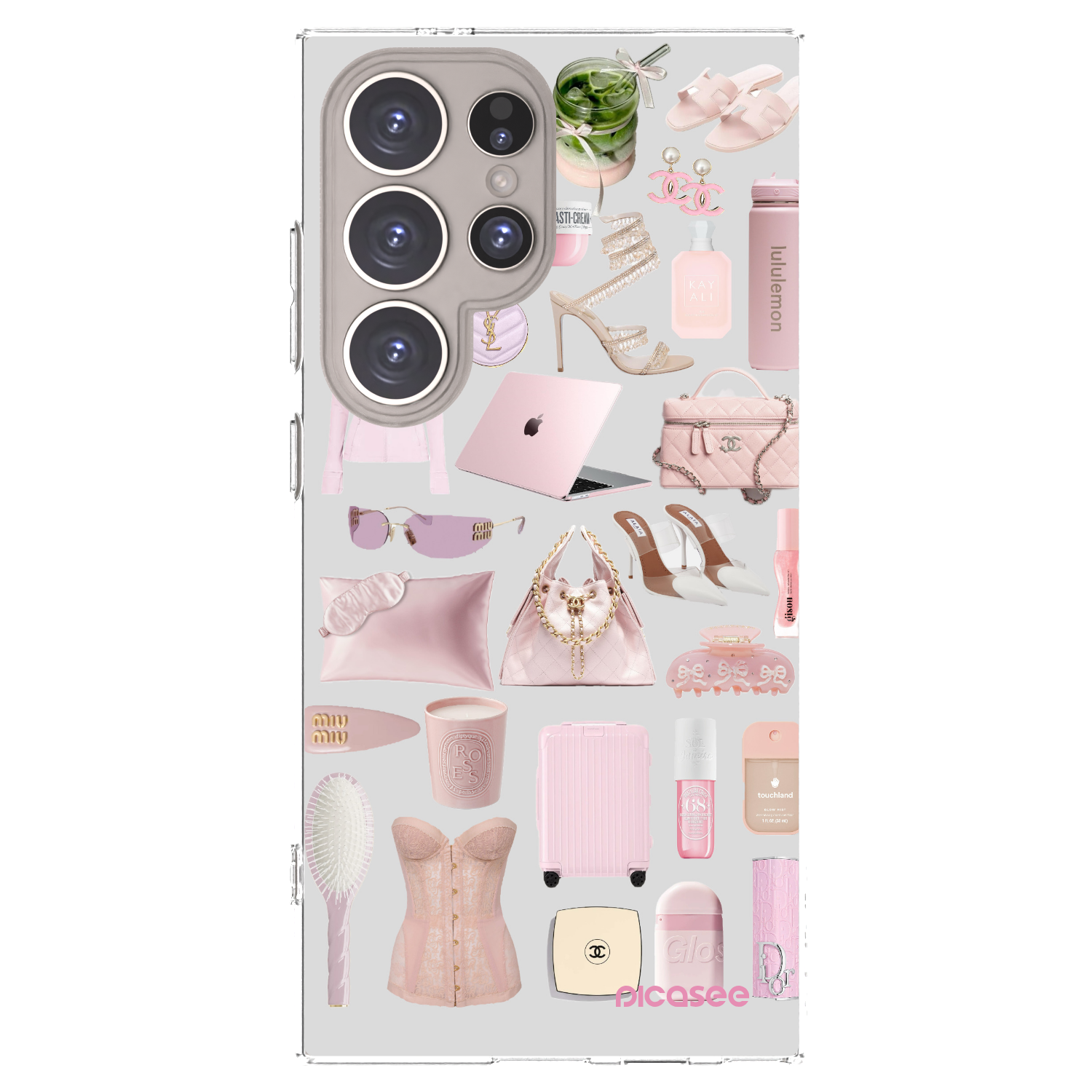 Picasee διαφανής θήκη σιλικόνης Samsung Galaxy S24 Ultra S928B 5G - Glam Babe