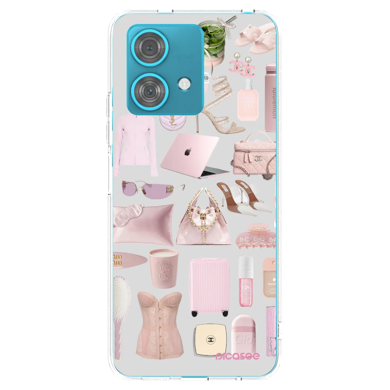 Picasee διαφανής θήκη σιλικόνης Motorola Edge 40 Neo - Glam Babe